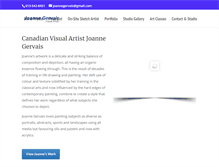 Tablet Screenshot of joannegervais.com